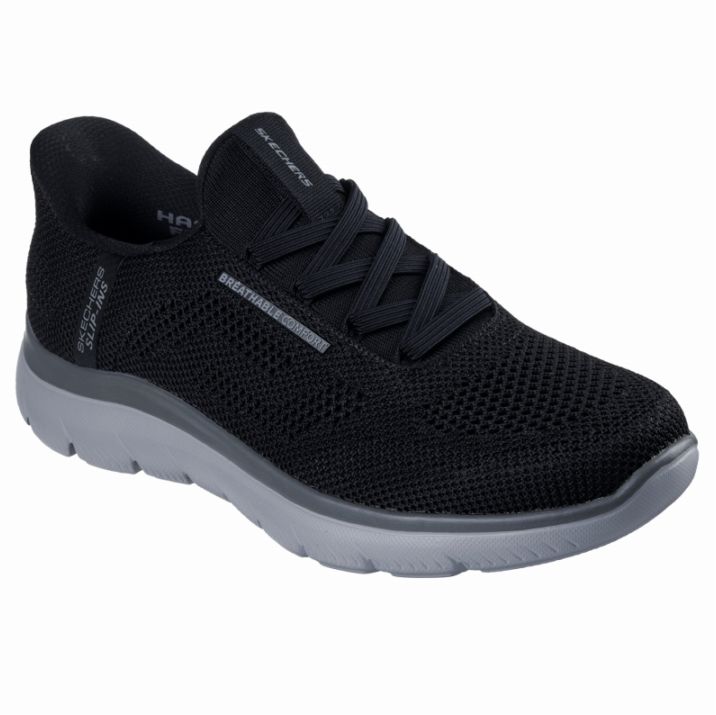 SKECHERS スケッチャーズ スリップインズ メンズ スニーカー 232939 BKCC サミッツ - パーフォ ブラック/チャコール