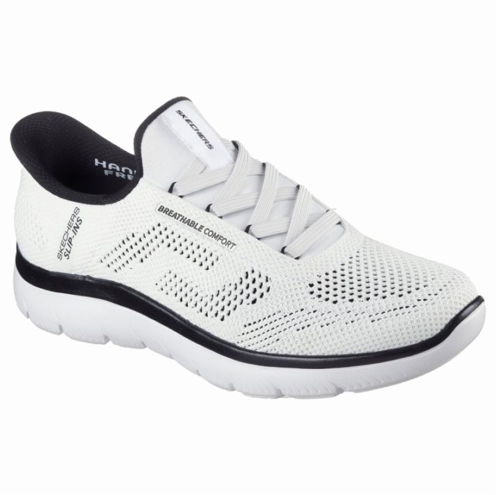 SKECHERS スケッチャーズ スリップインズ メンズ スニーカー 232939 WBK サミッツ - パーフォ ホワイト/ブラック