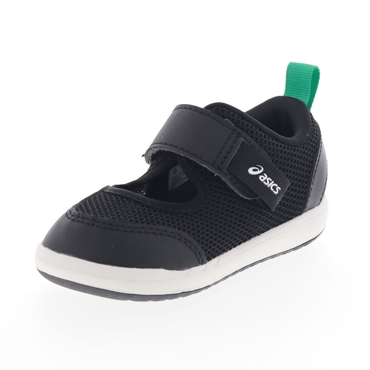 asics アシックス ベビー サンダル スニーカー MESHOES BABY 3 スクスク 通気性に優れたサマーシューズ 1144A431-001 ブラック 黒