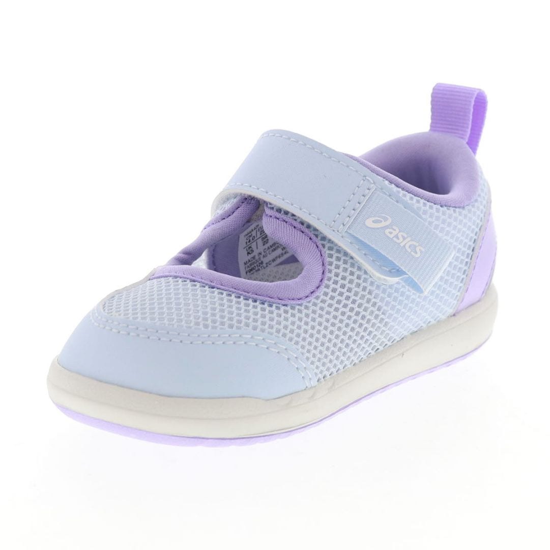 asics アシックス ベビー サンダル スニーカー MESHOES BABY 3 スクスク 通気性に優れたサマーシューズ 1144A431-400 LIGHT BLUE ライトブルー