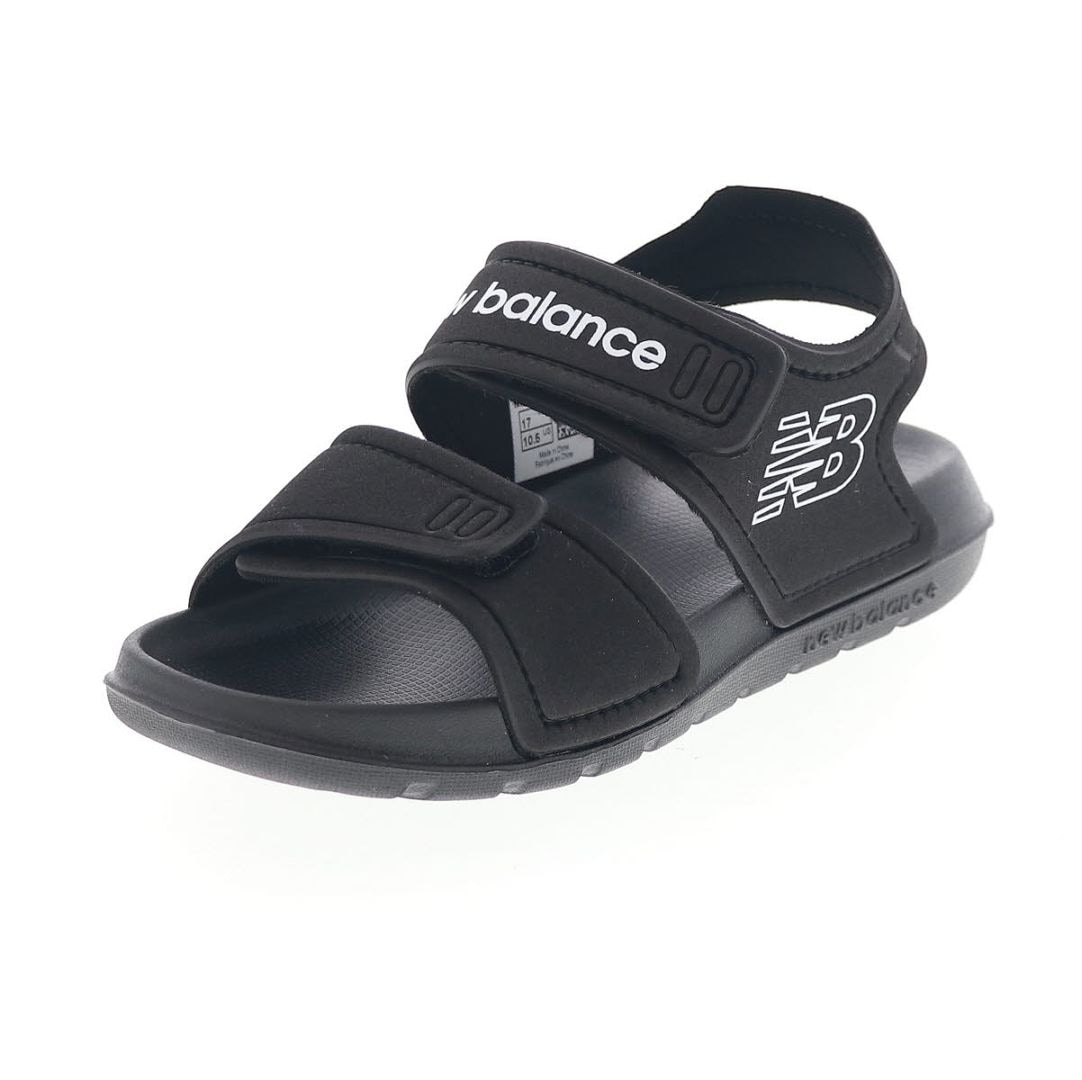 new balance ニューバランス キッズ ジュニア サンダル SYFSPS A1 ストラップ ベルト SPSD Sandal ブラック 黒 サマーサンダル 