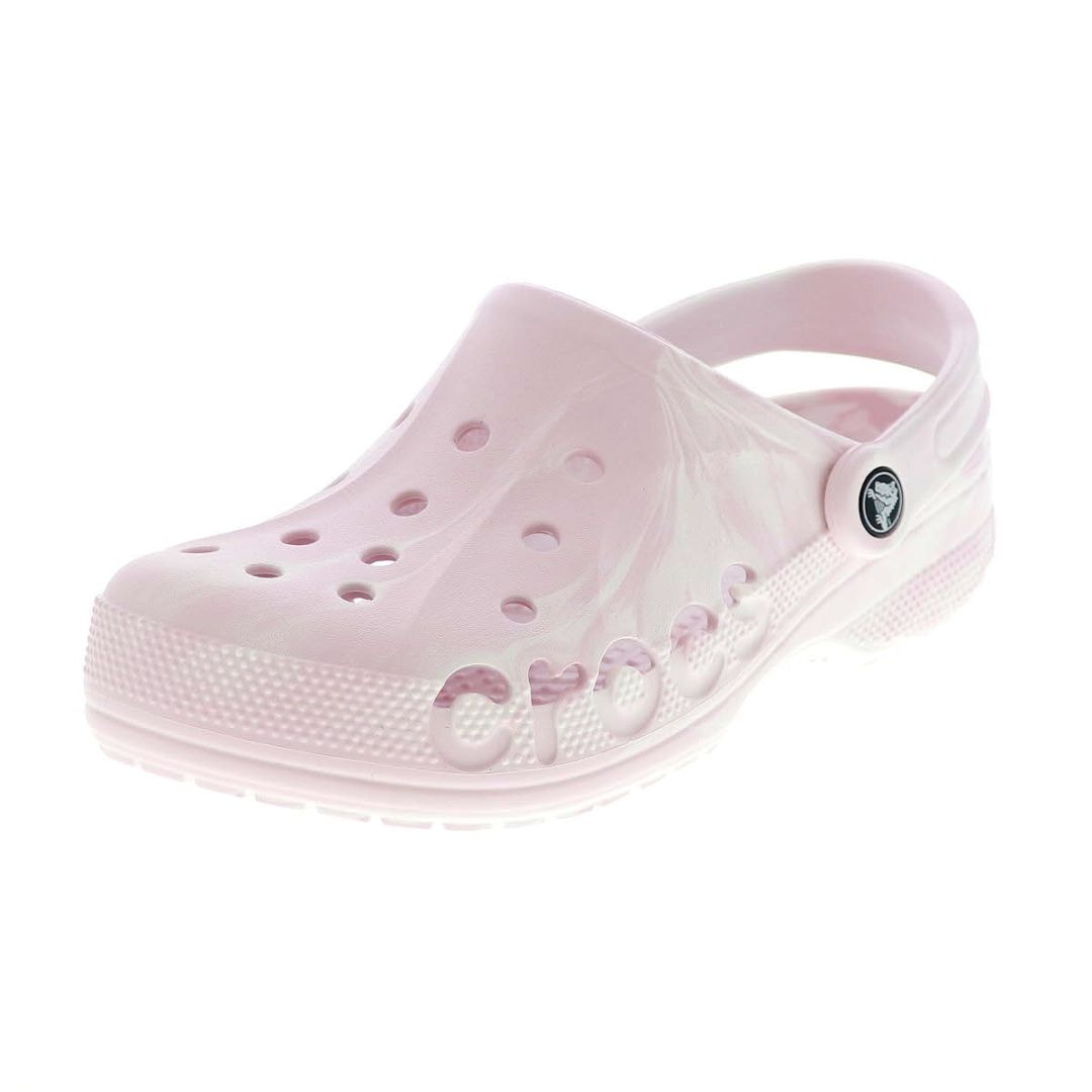 crocs クロックス バヤ マーブル クロッグ レディース サンダル BAYA MARBLED CLOG 206935 6PS ベアリーピンク リラックス 夏 レジャー ビーチ