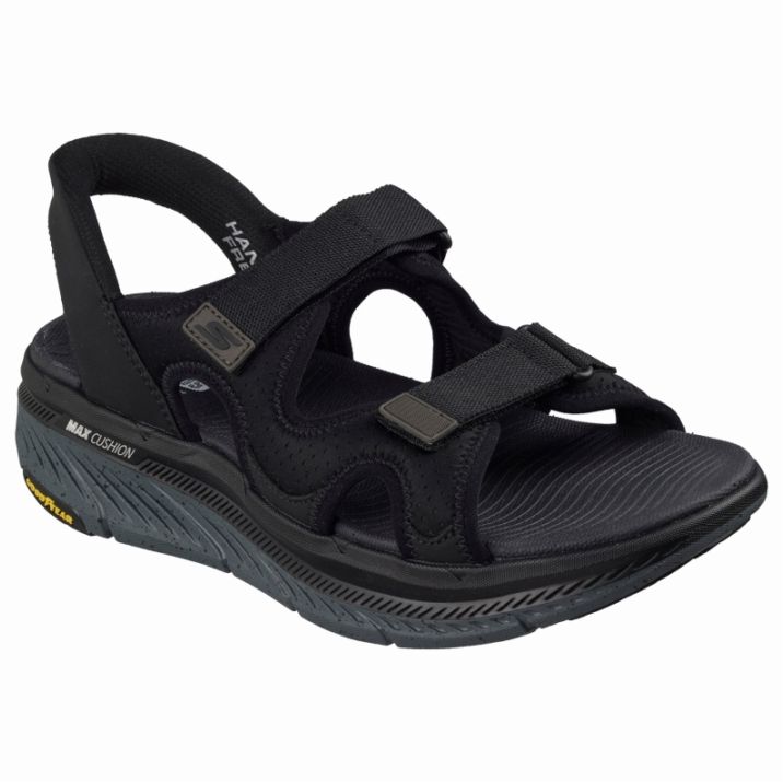 SKECHERS スケッチャーズ メンズ サンダル スリップインズ マックスクッショニング プレミア 2.0 サンダル ジュリアン 229217 BKCC ブラック/チャコール