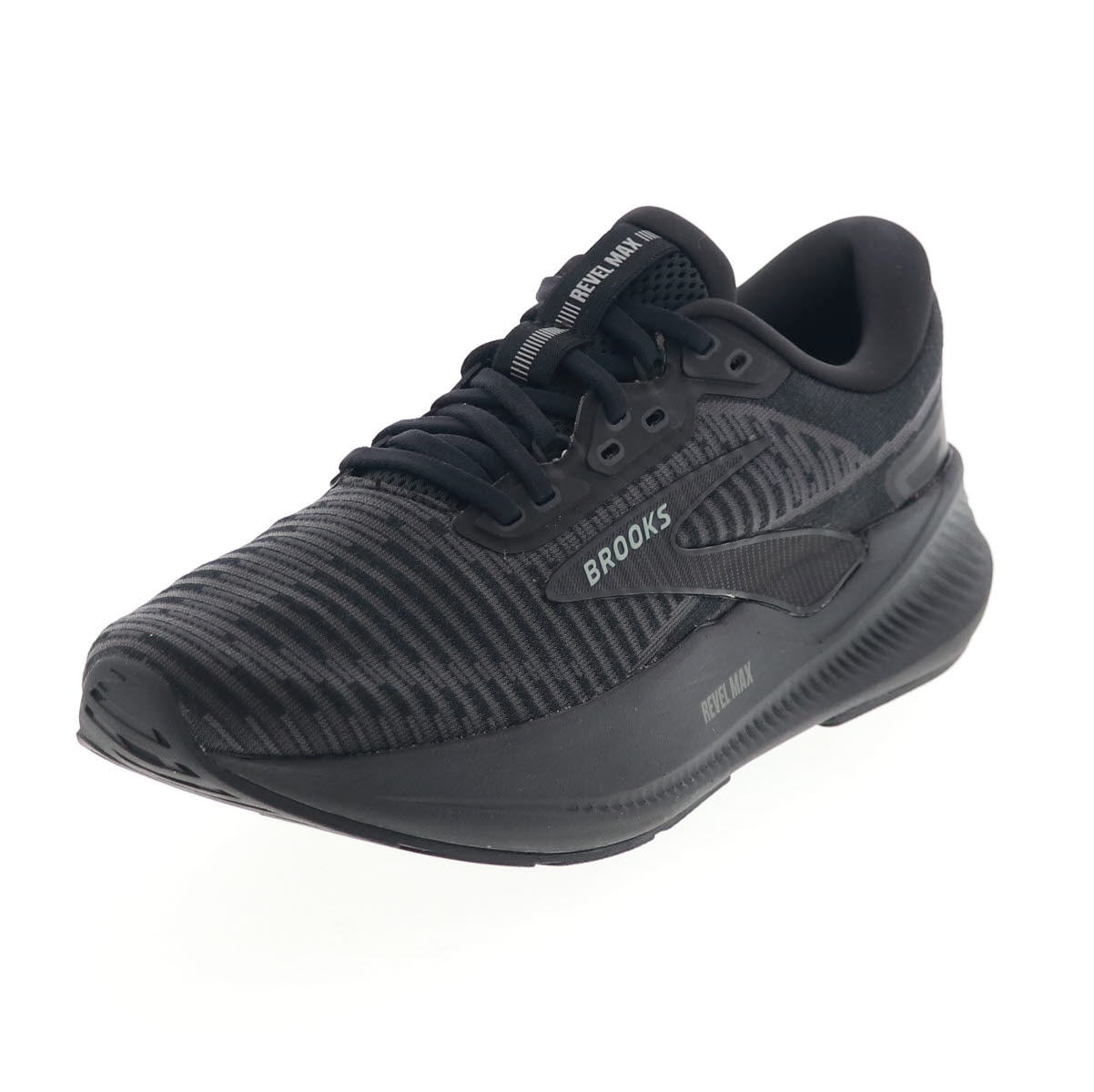 BROOKS ブルックス レベルMAX メンズ ランニングシューズ ウォーキング ローカット スニーカー 運動靴 Revel MAX BRM4823 BLK ブラック
