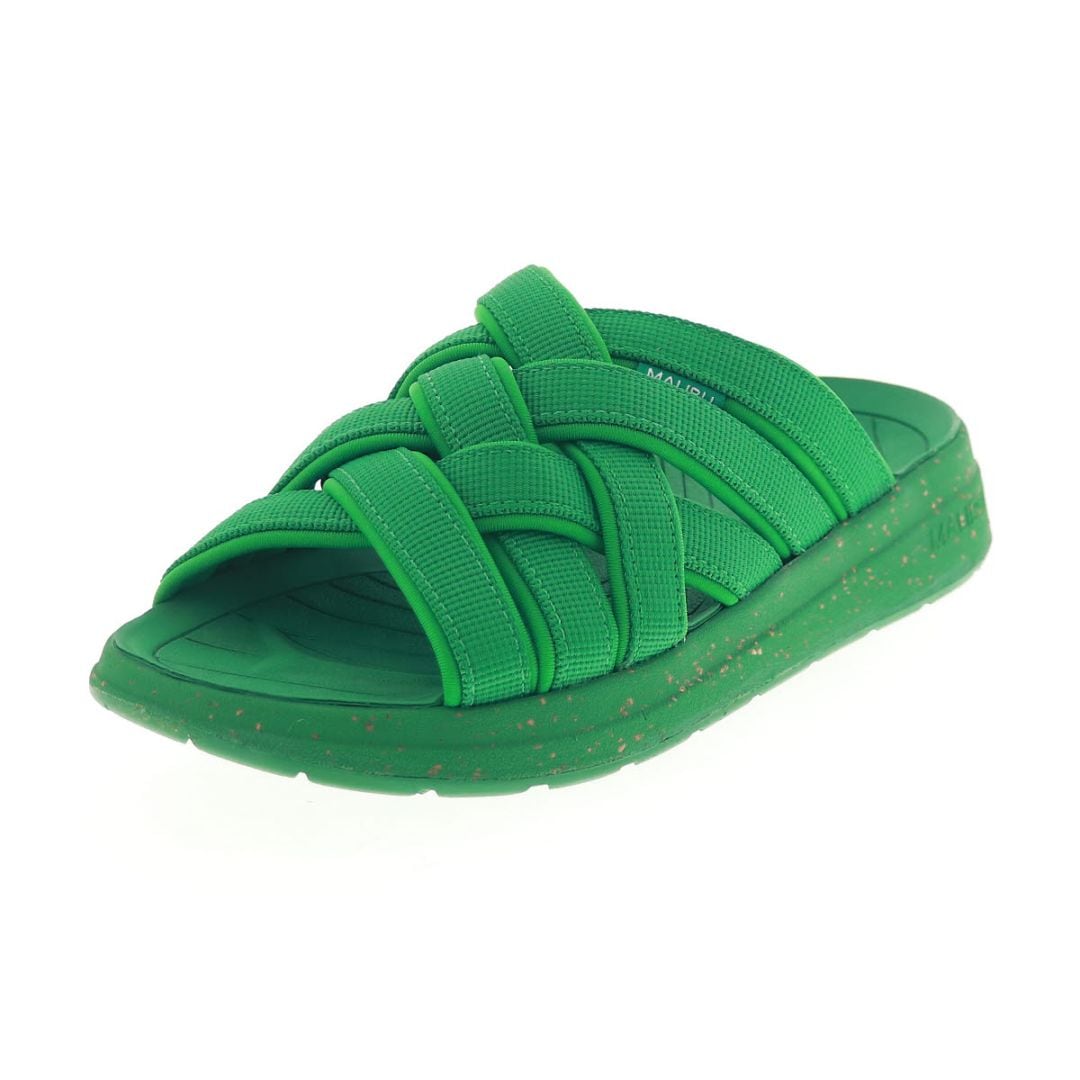 マリブサンダルズ レディースサンダル スライドサンダル カジュアル スリッポン シューズ MALIBU SANDALS ZUMA LX RECYCLED MS02-5018 GREEN グリーン