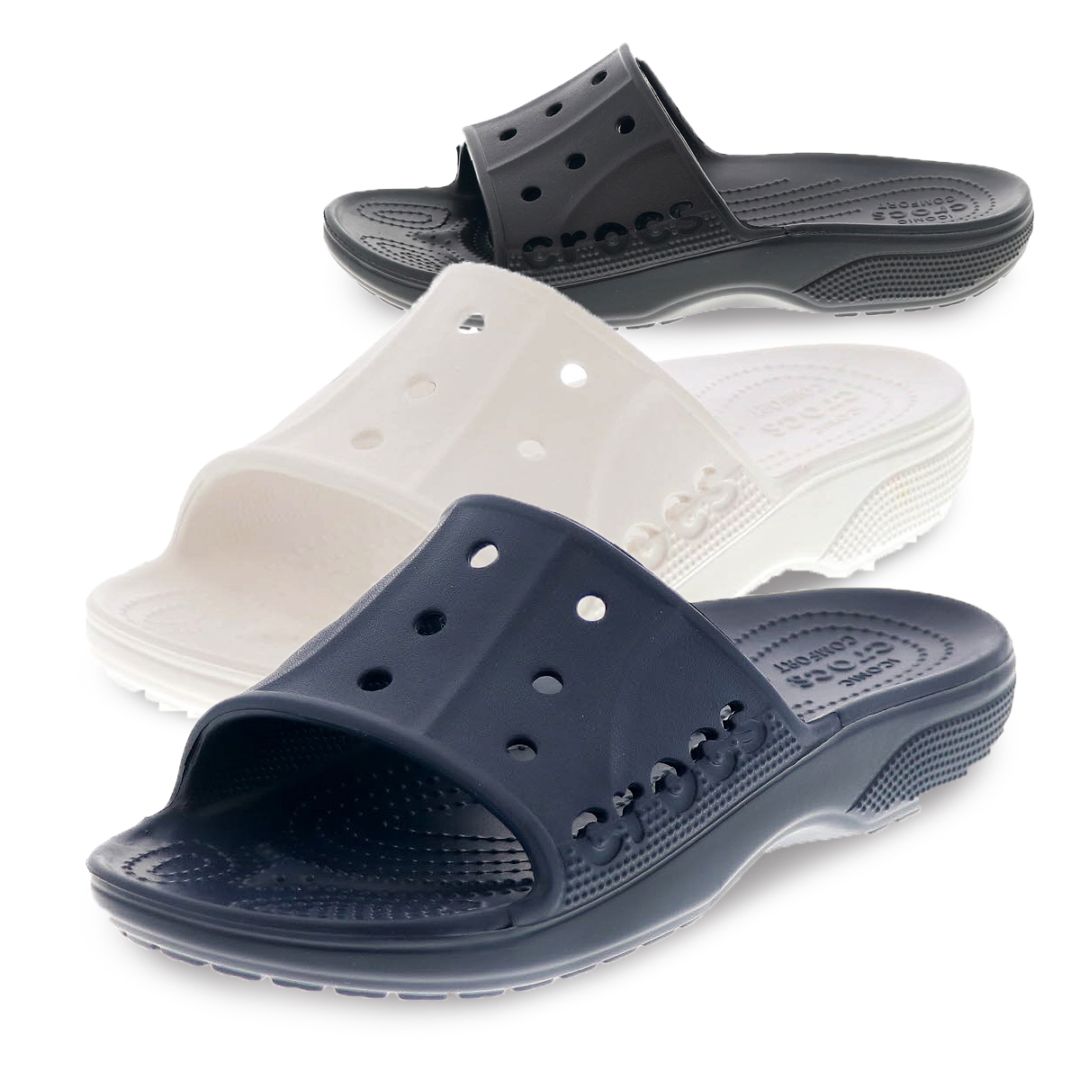 crocs クロックス バヤ 2.0 スライド メンズ サンダル シャワーサンダル BAYA II SLIDE 208215 ホワイト ネイビー ブラック 特価商品 アウトレット