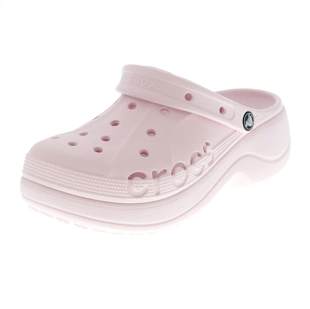 crocs クロックス レディース サンダル バヤ プラットフォーム クロッグ baya platform clog 208186-6PI ベアリー ピンク 厚底サンダル