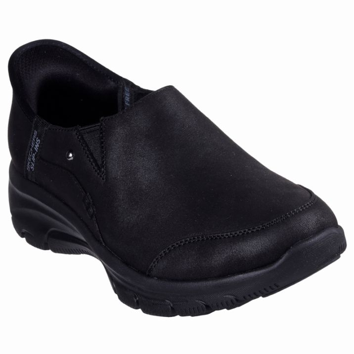 SKECHERS スケッチャーズ スリップインズ レディース スリッポン リラックスドフィット：イージー ゴーイング - ドライブ オン 158630 BBK ブラック