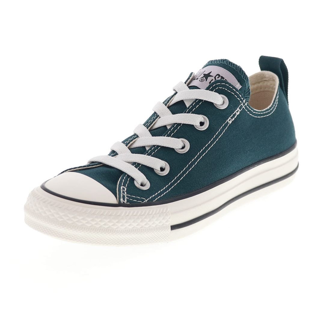 CONVERSE コンバース オールスター フリーレース OX レディース スニーカー スリッポン キャンバスシューズ 1SE225 DRKGRN ダークグリーン