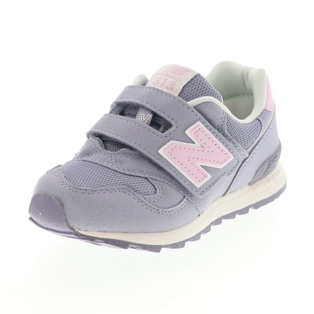 new balance ニューバランス キッズ スニーカー ジュニアシューズ 313 v2 Hook and Loop P3139HD ブルー/ピンク 通園 通学 普段履き 軽量 面ファスナー仕様
