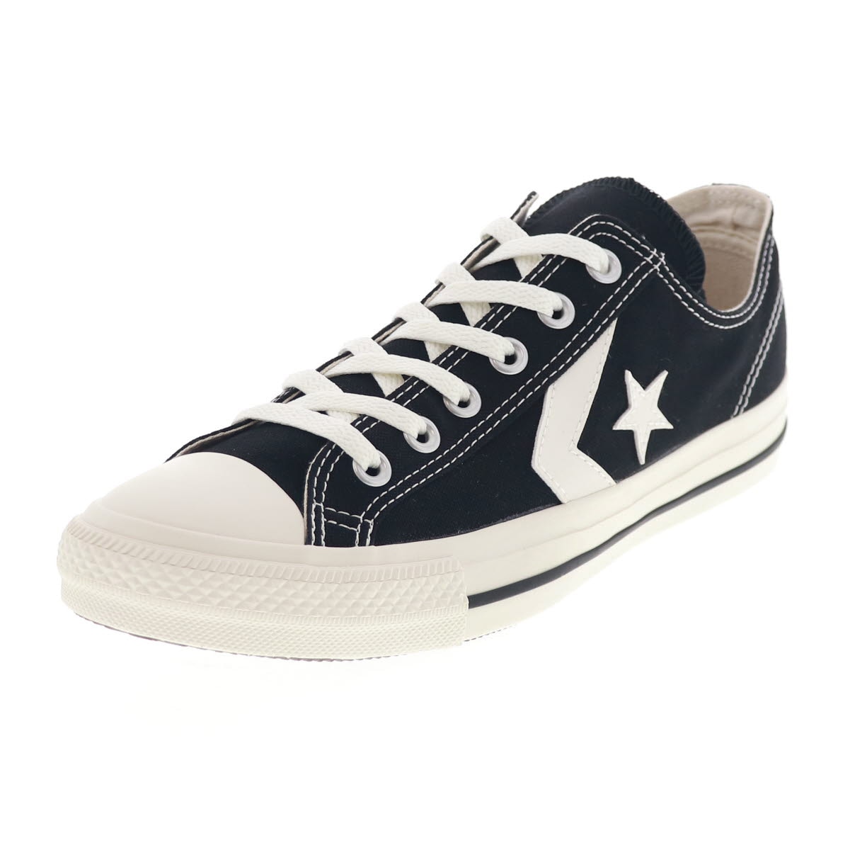 CONVERSE コンバース CHEVRON＆STAR シェブロン＆スター CXP OX メンズ スニーカー ローカット キャンバスシューズ 1SF059 ブラック/ホワイト 黒