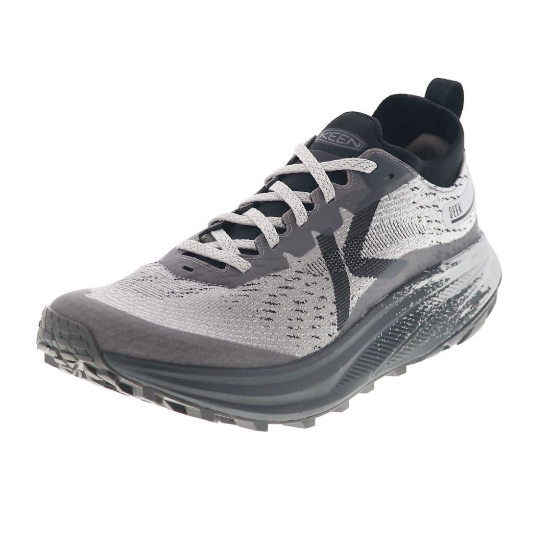 KEEN キーン メンズ シーク スニーカー トレイル アウトドア シューズ SEEK 1032718 STEEL GRAY/ALLOY スチールグレー/アロイ 抗菌防臭 軽量 防滑 フィット