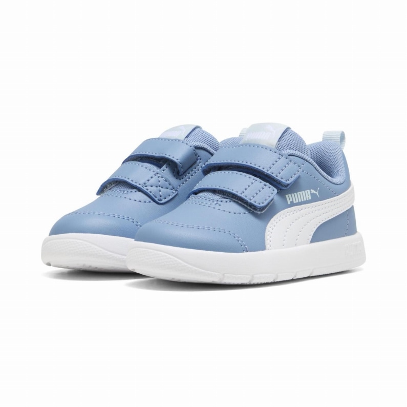 PUMA プーマ キッズ スニーカー ベビー コートフレックス V3 V インファント 310252 22 Zen Blue-PUMA White ブルー 子供靴 プレゼント 14.0 15.0 16.0
