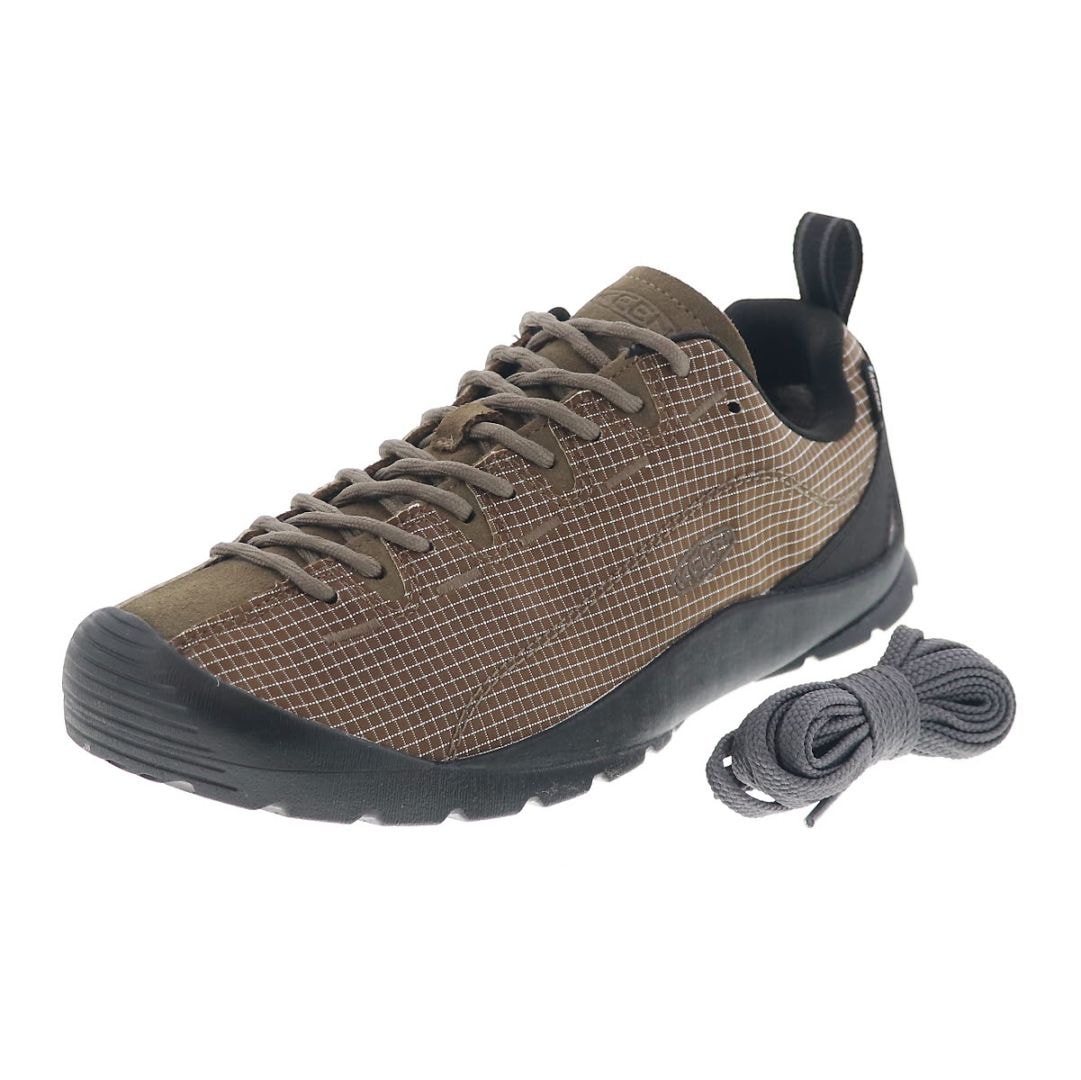 KEEN キーン メンズ ジャスパー ナイロン ウォータープルーフ 防水スニーカー クライミングシューズ JASPER NYLON WP 1032708 CANTEEN/CANTEEN ブラウン 替え紐付き