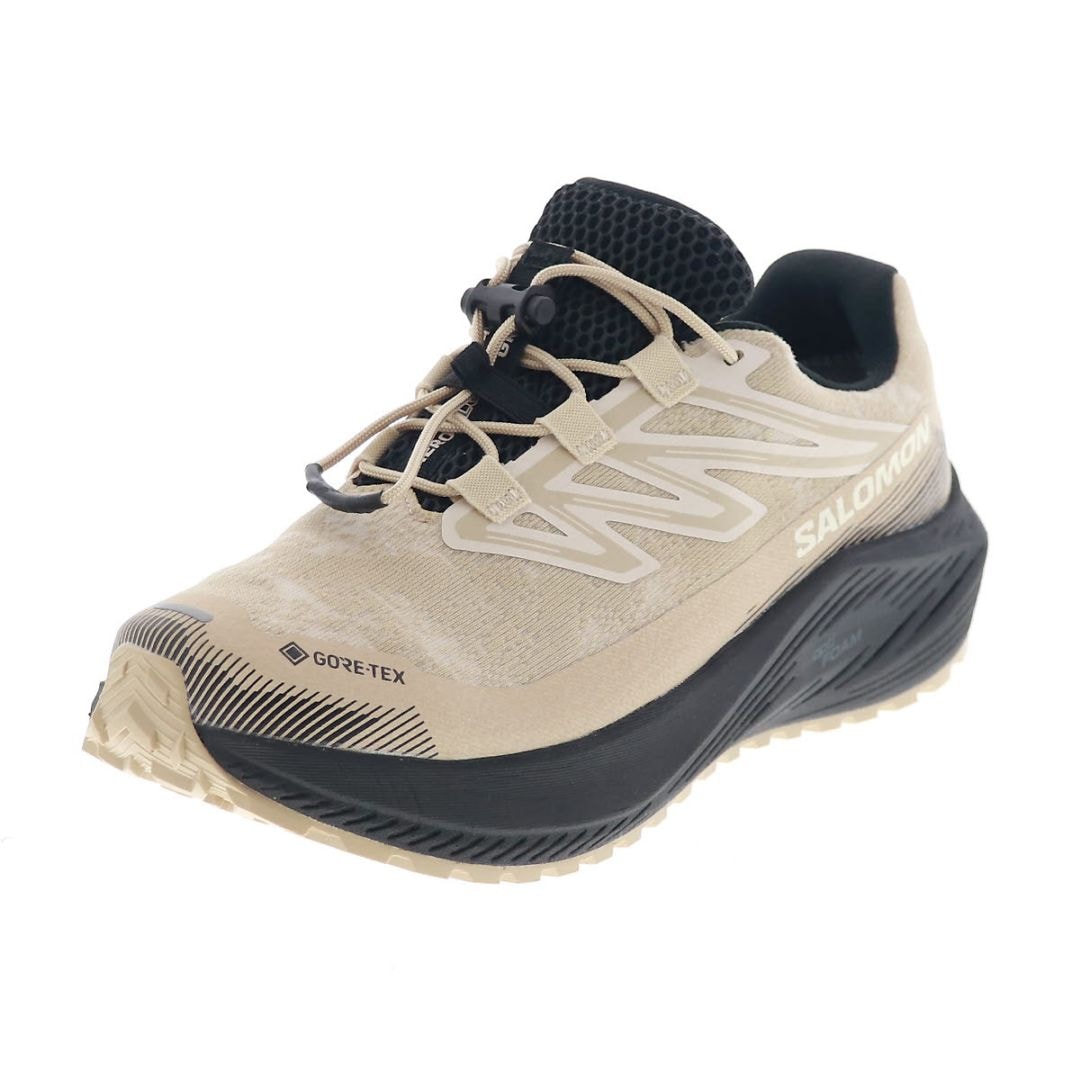 SALOMON サロモン レディーススニーカー AERO FLOW GRVL GTX W 453922 23 V0 White Pepper / Black / Vanilla Ice