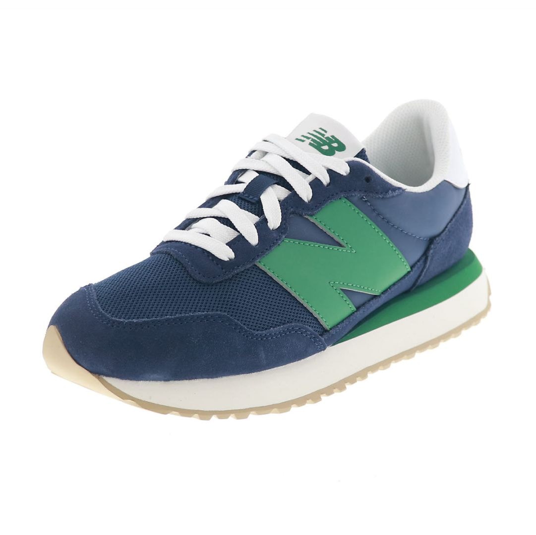 NB 237 ビッグロゴ ニューバランス メンズ スニーカー ローカット カジュアル シューズ new balance M2377VX D幅 NAVY/GREEN ネイビー/グリーン