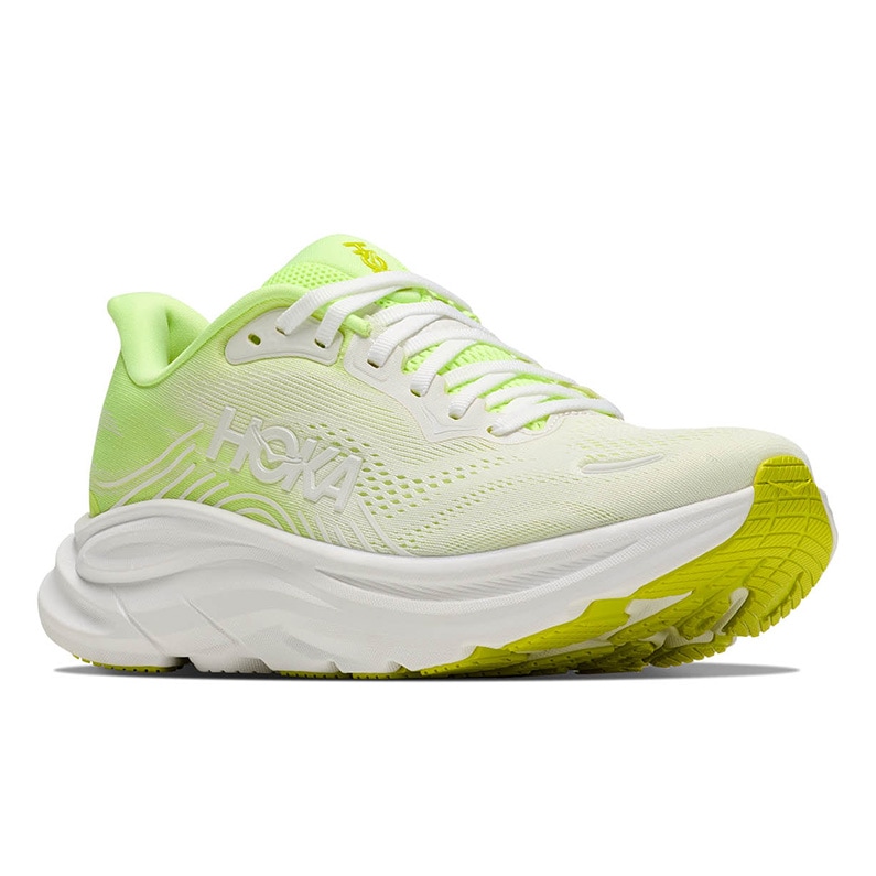 HOKA ホカ レディース スニーカー ランニング シューズ CLIFTON11 クリフトン11 ネオンユズ/フロスト NZF 1176573 ウォーキング 運動 スポーツ