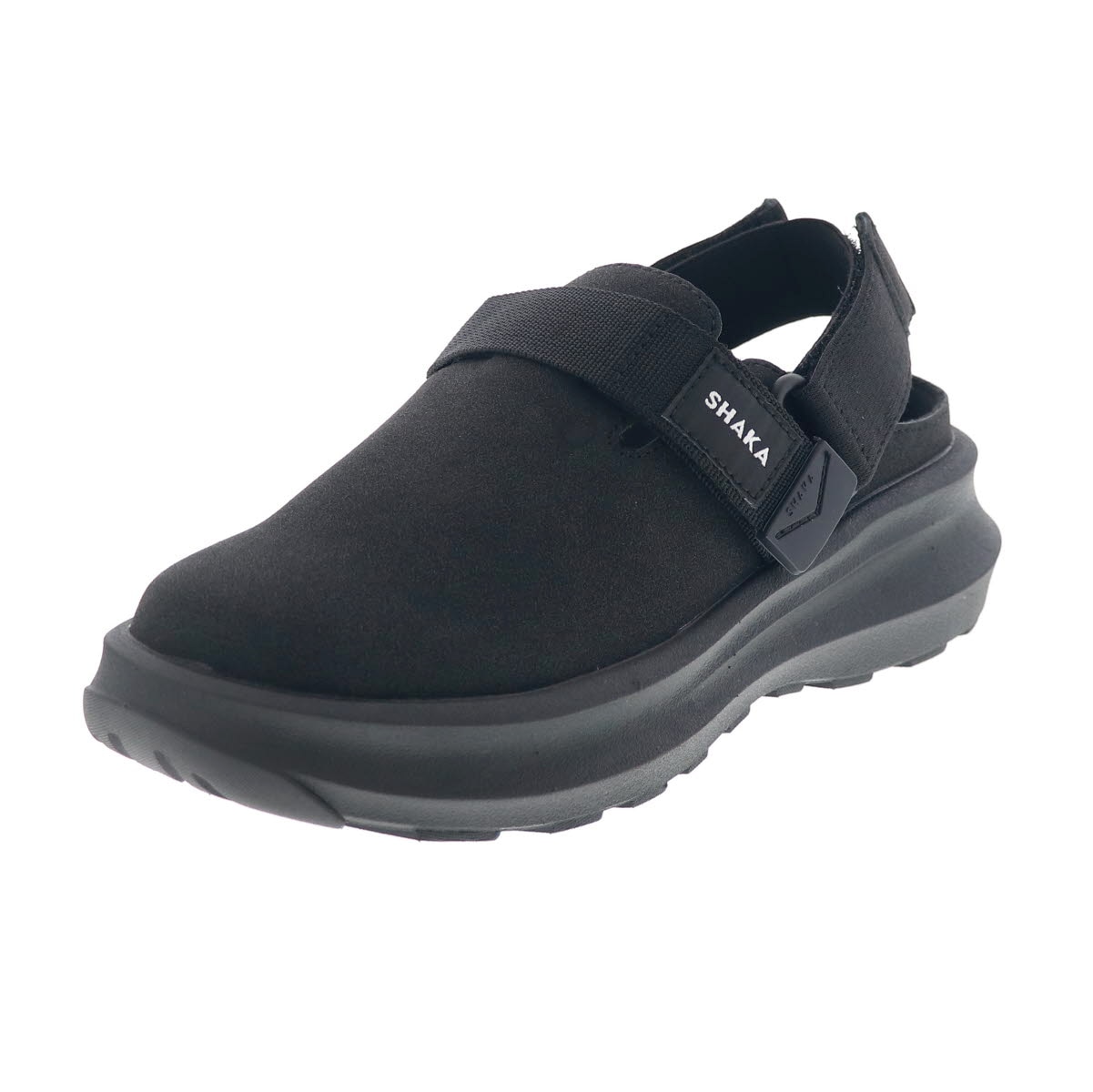 SHAKA シャカ スナッグ クロッグ GES レディース 2WAY スエード クロッグサンダル スリッポン ルームシューズ SK-373 SNUG CLOG GES BLACK ブラック