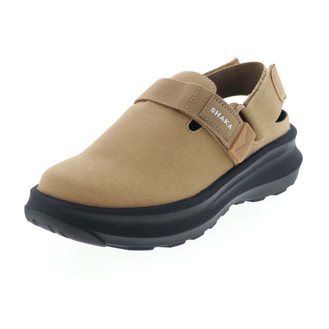 SHAKA シャカ スナッグ クロッグ GES レディース 2WAY スエード クロッグサンダル スリッポン ルームシューズ SK-373 SNUG CLOG GES BEIGE ベージュ
