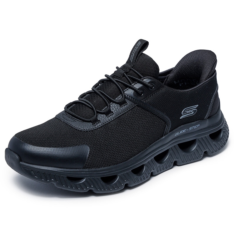 スケッチャーズ SKECHERS メンズ スリップインズ ボブス 118425 BBK ブラック