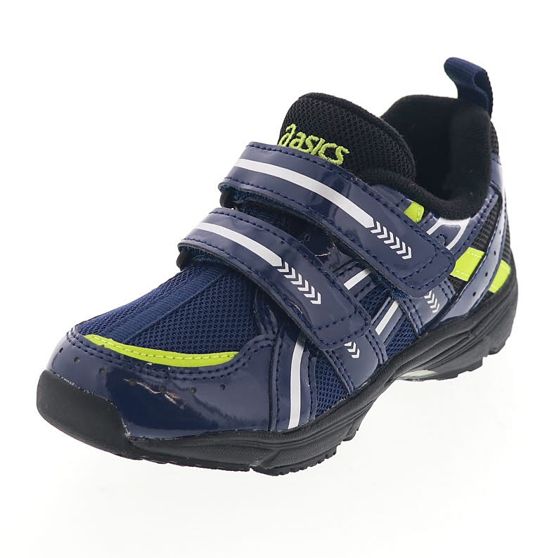 asics アシックス スクスク GDランナー ミニ NR キッズ スニーカー 幅が細めのモデル 抗菌 防臭 通学 運動靴 1144A309-400 ネイビー×ブラック 17.0cm～20.0cm