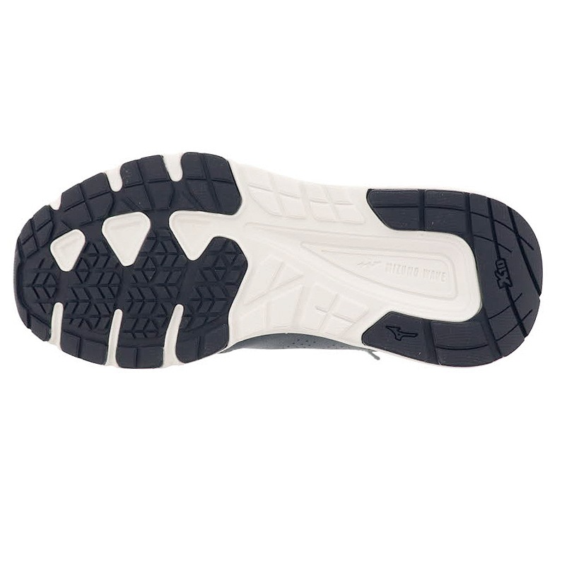 ミズノ ウエーブフリーライド2 SW レディース ウォーキングシューズ ローカットスニーカー 運動靴 軽量 幅広4E MIZUNO B1GF250005 グレー×ラベンダー