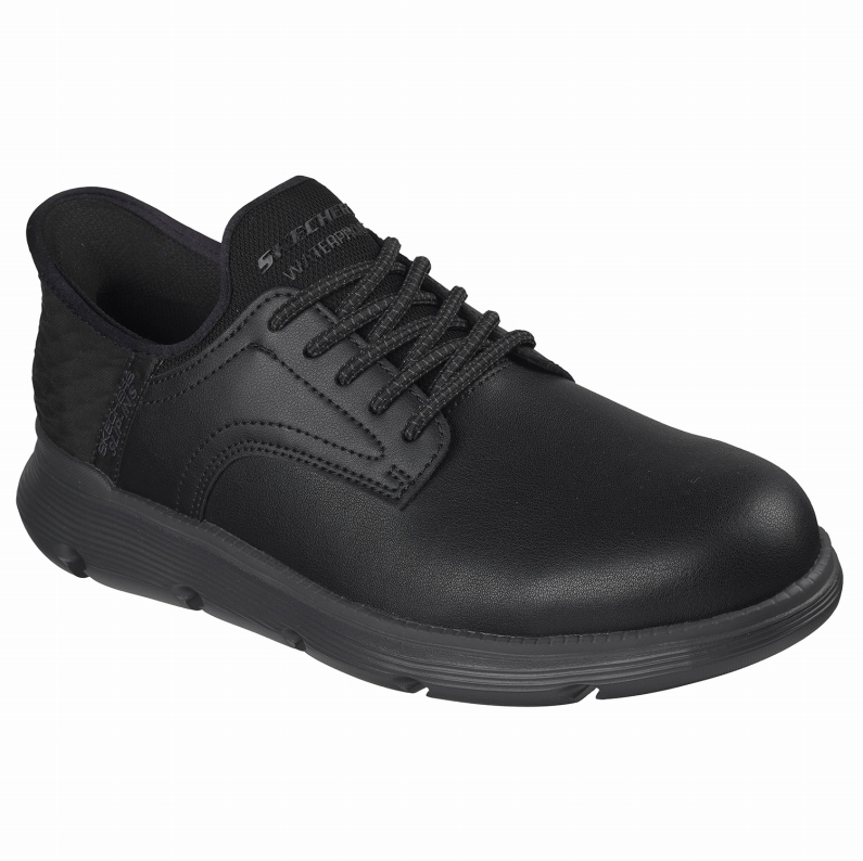 SKECHERS スケッチャーズ スリップインズ メンズ スニーカー 205278W BBK ガルザ - カーリン ブラック カジュアルシューズ スリッポン ワイド