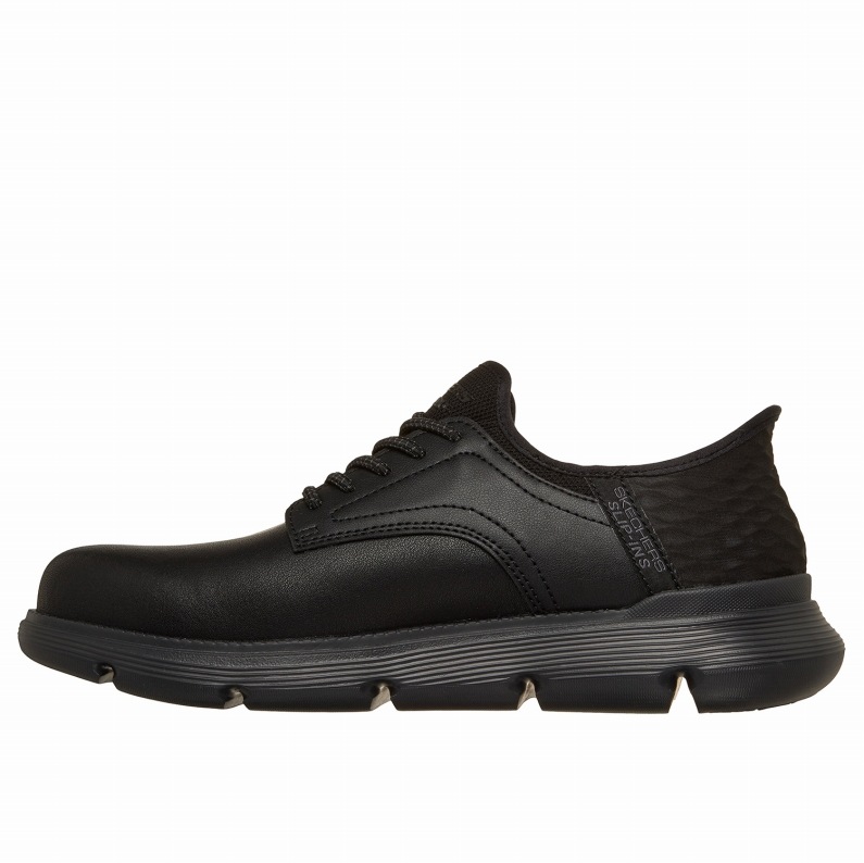 SKECHERS スケッチャーズ スリップインズ メンズ スニーカー 205278W BBK ガルザ - カーリン ブラック カジュアルシューズ スリッポン ワイド