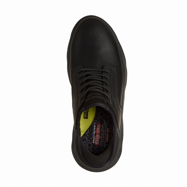 SKECHERS スケッチャーズ スリップインズ メンズ スニーカー 205278W BBK ガルザ - カーリン ブラック カジュアルシューズ スリッポン ワイド