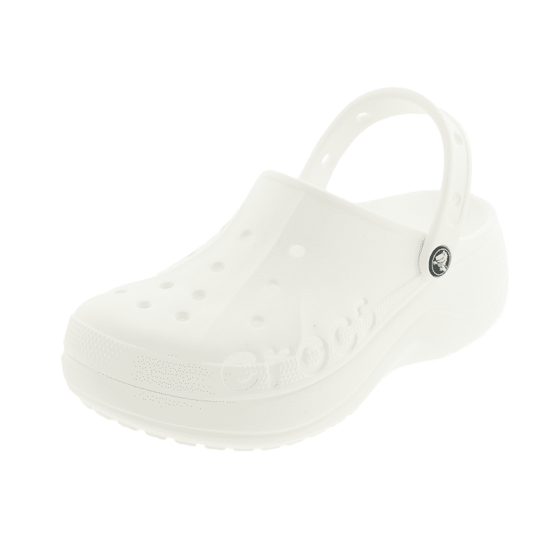 crocs クロックス バヤ プラットフォーム クロッグ レディース サンダル 厚底 Baya Platform Clog 208186 100 WHITE 白 ホワイト  特価商品 アウトレット