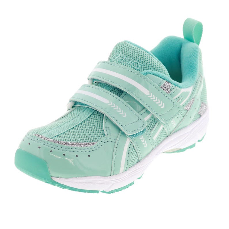 asics アシックス スクスク GDランナー ミニ NR キッズ スニーカー 幅が細め 抗菌 防臭 通学 運動靴 1144A309-300 ミント 17.0cm～20.0cm