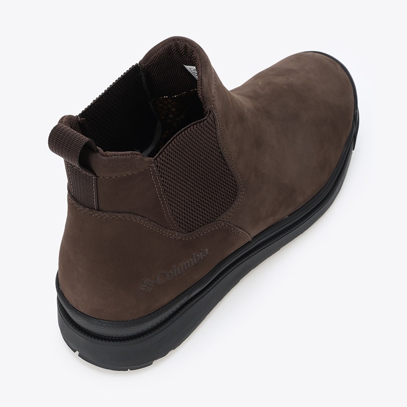 Columbia コロンビア メンズ ブーツ サップランド フォー ラックス サイドゴア ウォータープルーフ オムニヒートインフィニティ YU9594 202 保温 防水 新作 Dark Brown ダークブラウン