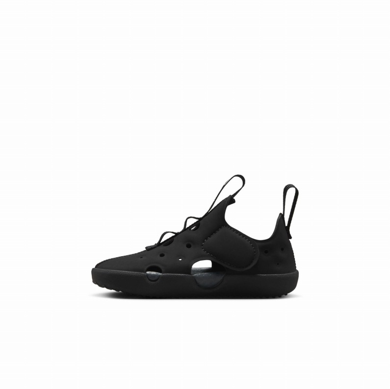 キッズサンダル NIKE ナイキ サンレイ プロテクト 4 スポーツサンダル つま先あり アウトドア HF6278-001 ブラック 黒