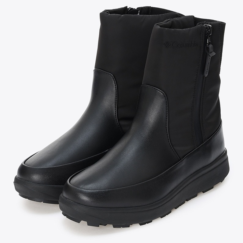 Columbia コロンビア レディース ブーツ サップランド スリー ディーヴァ サイドジップ ウォータープルーフ オムニヒートインフィニティ YL8933 010 WOMENS 保温 防水 新作 ブラック 黒