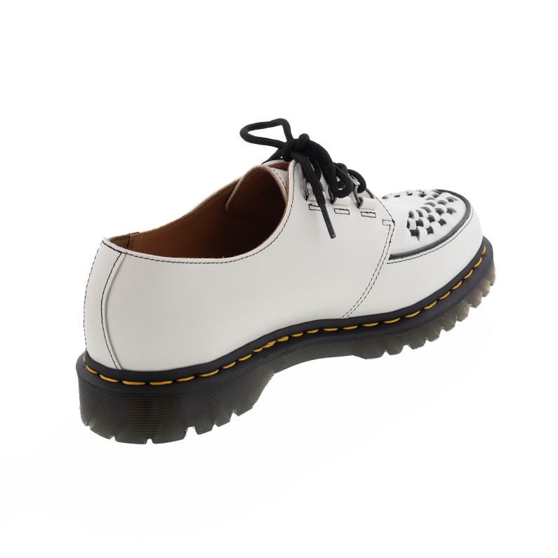新品箱付Dr. Martens マーチン RAMSEY モンクUK10 ホワイト ドクターマーチン Dr.Martens Ramsey ラムジー 3 タイ シューズ
