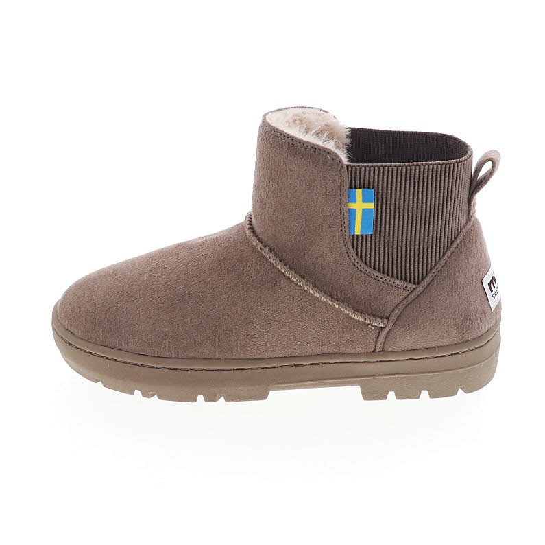 moz モズ レディース ブーツ スノー ブーツ ムートン調 ショート丈