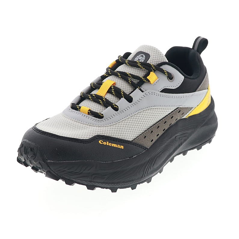 Coleman コールマン メンズ 防水スニーカー ローカット アウトドア トレッキングシューズ 厚底 防滑ソール 1X527CH N3 グレー
