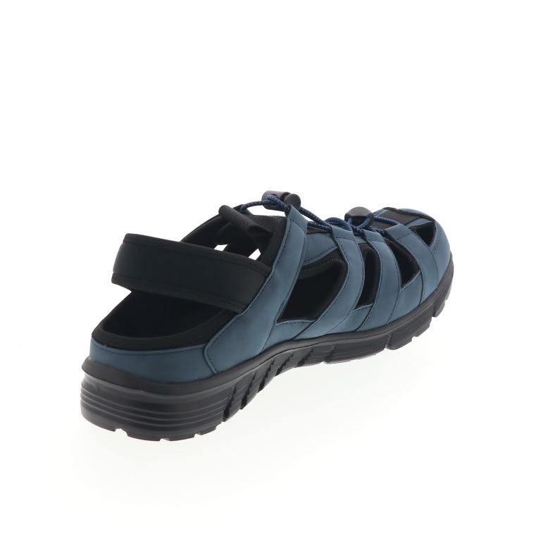 カカトを踏んで履ける メンズサンダル カジュアル スリッポンシューズ 超軽量 EURO GOLF ユーロゴルフ 65000 ネイビー 紺