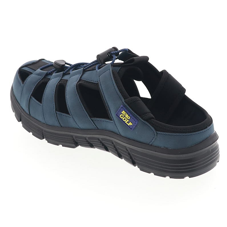 カカトを踏んで履ける メンズサンダル カジュアル スリッポンシューズ 超軽量 EURO GOLF ユーロゴルフ 65000 ネイビー 紺