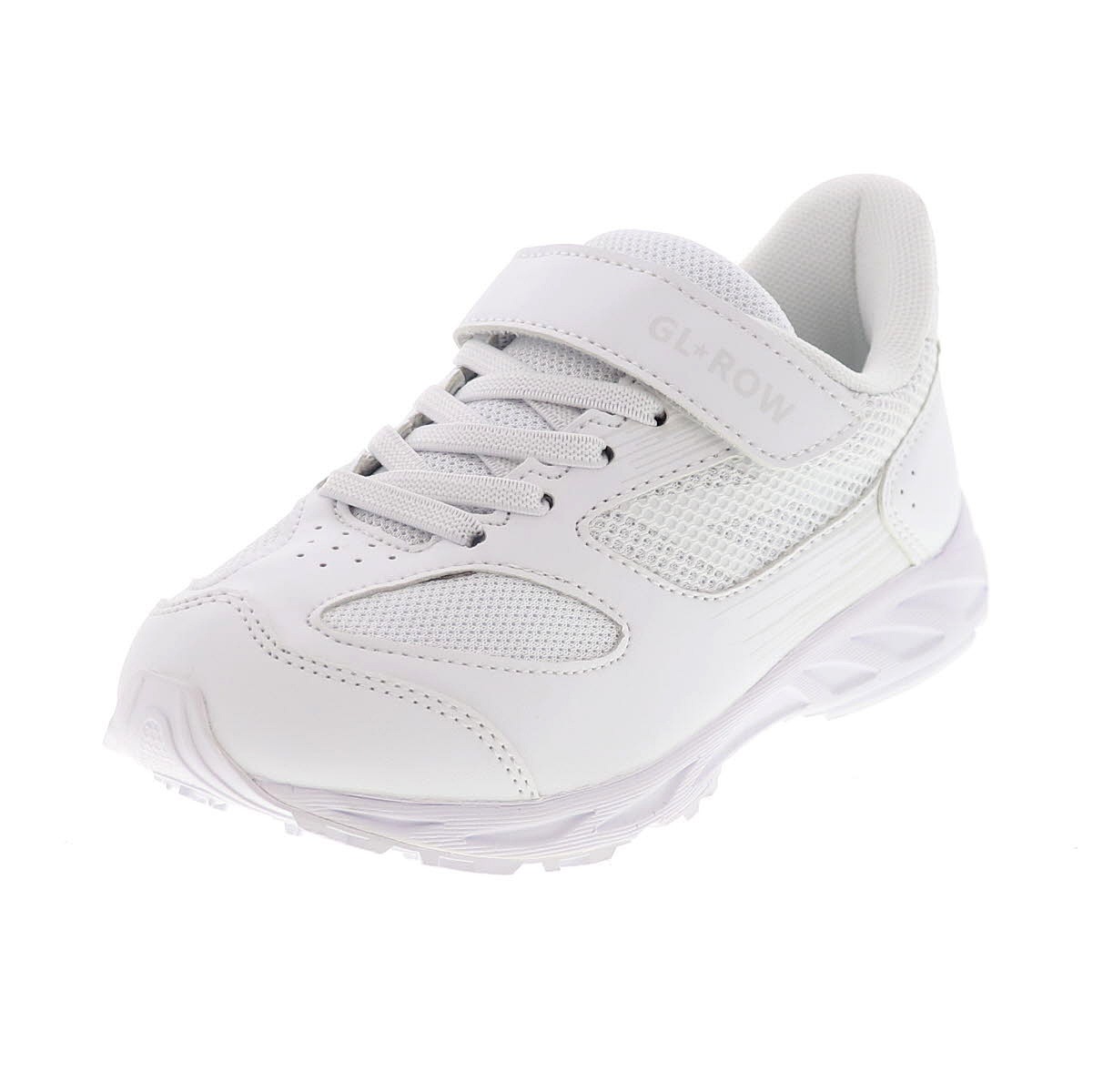 キッズスニーカー ジュニアシューズ 履きやすい スリップイン 上履き 運動靴 ゆったり 幅広4E 防水 抗菌 防臭 オリジナル GL★ROW GR-109WP 新作