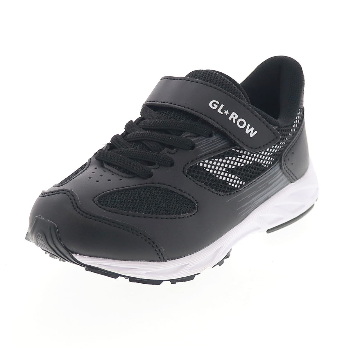 キッズスニーカー ジュニアシューズ 履きやすい スリップイン 上履き 運動靴 ゆったり 幅広4E 防水 抗菌 防臭 オリジナル GL★ROW GR-109WP 新作