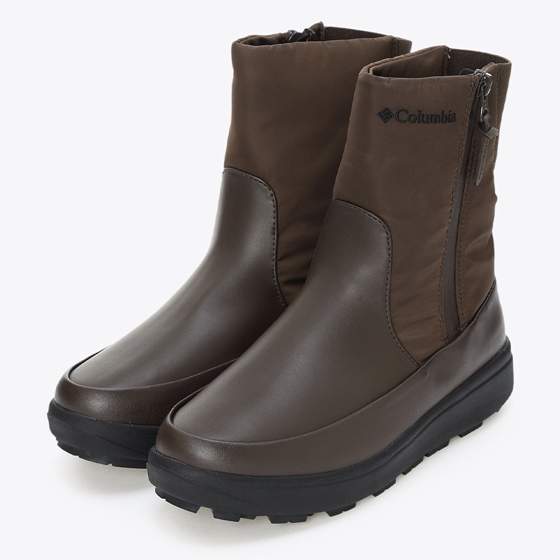 Columbia コロンビア レディース ブーツ サップランド スリー ディーヴァ サイドジップ ウォータープルーフ オムニヒートインフィニティ YL8933 259 WOMENS 保温 防水 新作 Madder Brown
