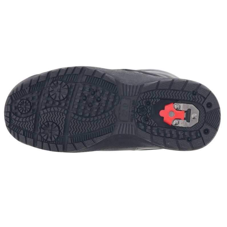 フィールドテックス キッズブーツ ジュニア スパイク付き 防滑 防水ブーツ ウィンターブーツ あったかボア 子供靴 FIELD TEX FT-5123SP ブラック 黒 新作