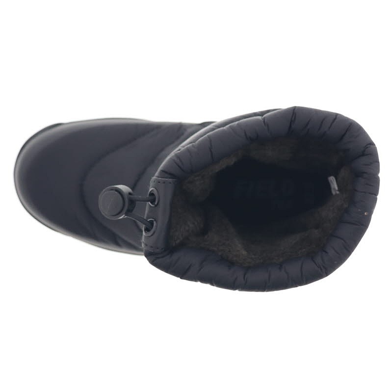 フィールドテックス キッズブーツ ジュニア スパイク付き 防滑 防水ブーツ ウィンターブーツ あったかボア 子供靴 FIELD TEX FT-5123SP ブラック 黒 新作