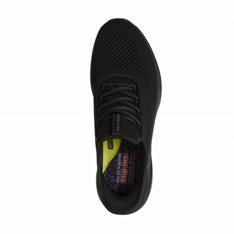 SKECHERS スケッチャーズ スリップインズ メンズ スニーカー 210810 BBK スレイド - クイント ブラック