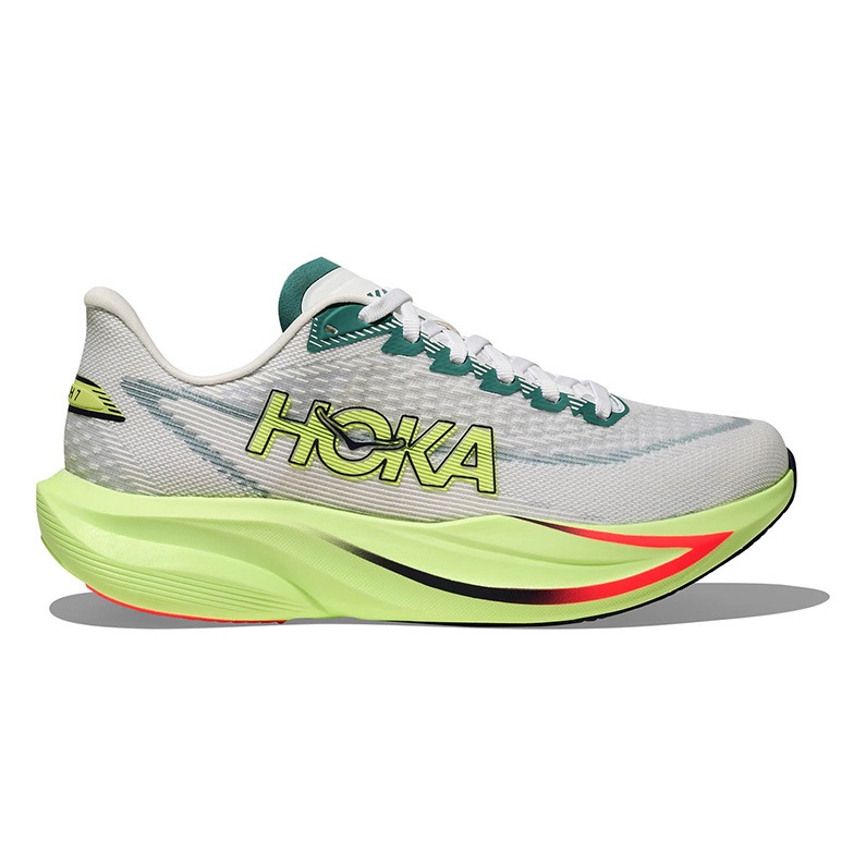 【美品】HOKA スニーカー HOKA ホカ MACH 7 マッハ 7 メンズ ランニングシューズ D FYZ FROST