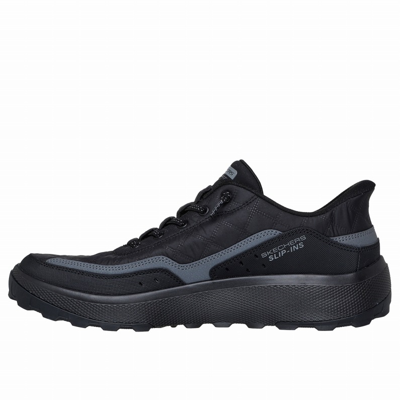 SKECHERS スケッチャーズ スリップインズ メンズ スニーカー リラックスドフィット：アーバン エクスプローラー - コージーフィット 237664 BKCC  ブラック/チャコール