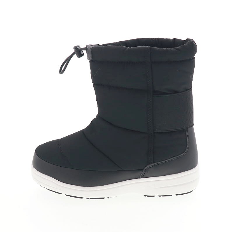 キッズ ジュニア スノーブーツ スノトレ 防水ブーツ 防寒 軽くてあったか 子供ブーツ 雨 雪 冬 オリジナル 908-413WP ブラック 黒
