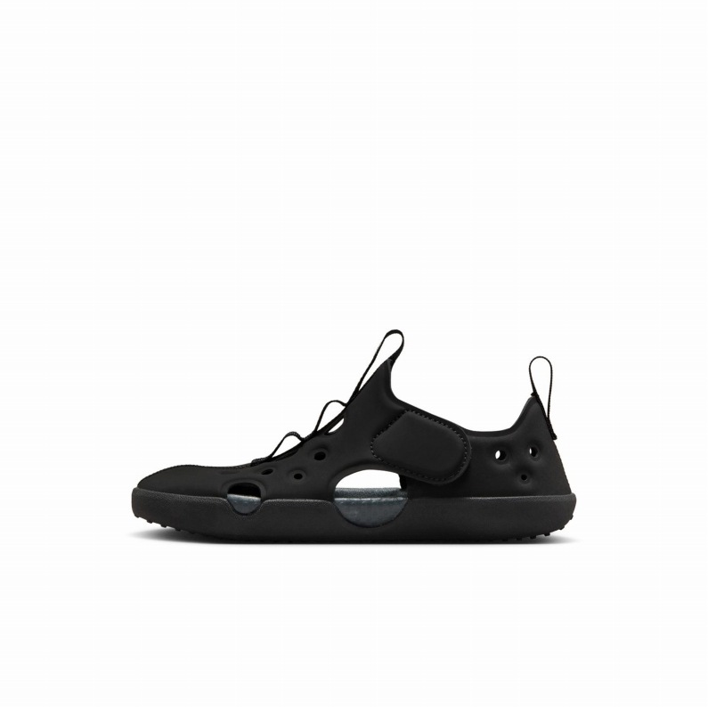 キッズサンダル NIKE ナイキ サンレイ プロテクト 4 スポーツサンダル ジュニア つま先あり アウトドア HF6277-001 ブラック 黒