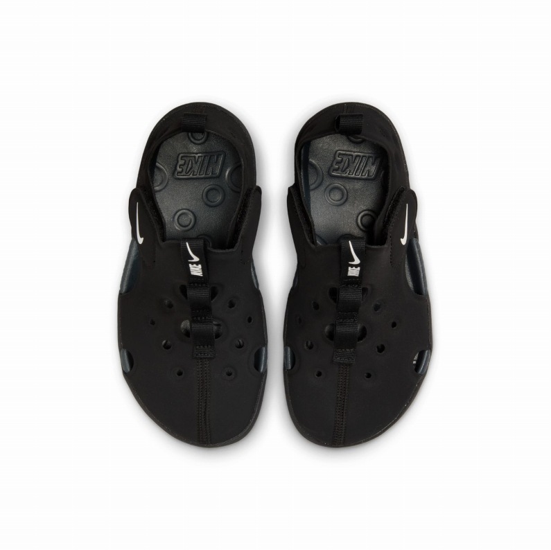 キッズサンダル NIKE ナイキ サンレイ プロテクト 4 スポーツサンダル ジュニア つま先あり アウトドア HF6277-001 ブラック 黒